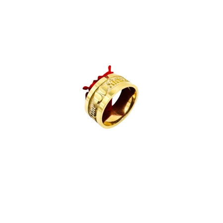 Kenzari Jewellery 14k Gold Wedding Ring - 6.7 Grams