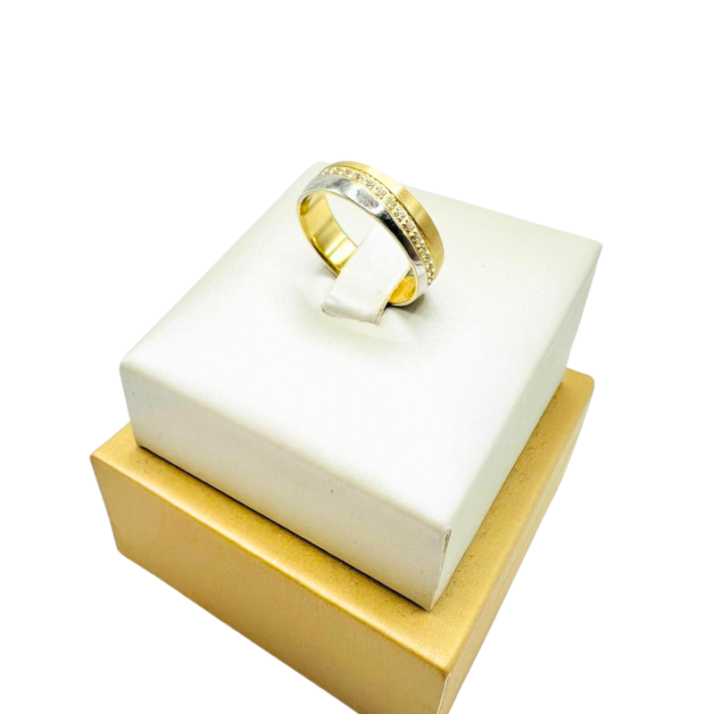 Kenzari Jewellery 14k Gold Wedding Ring - 3.86 Grams