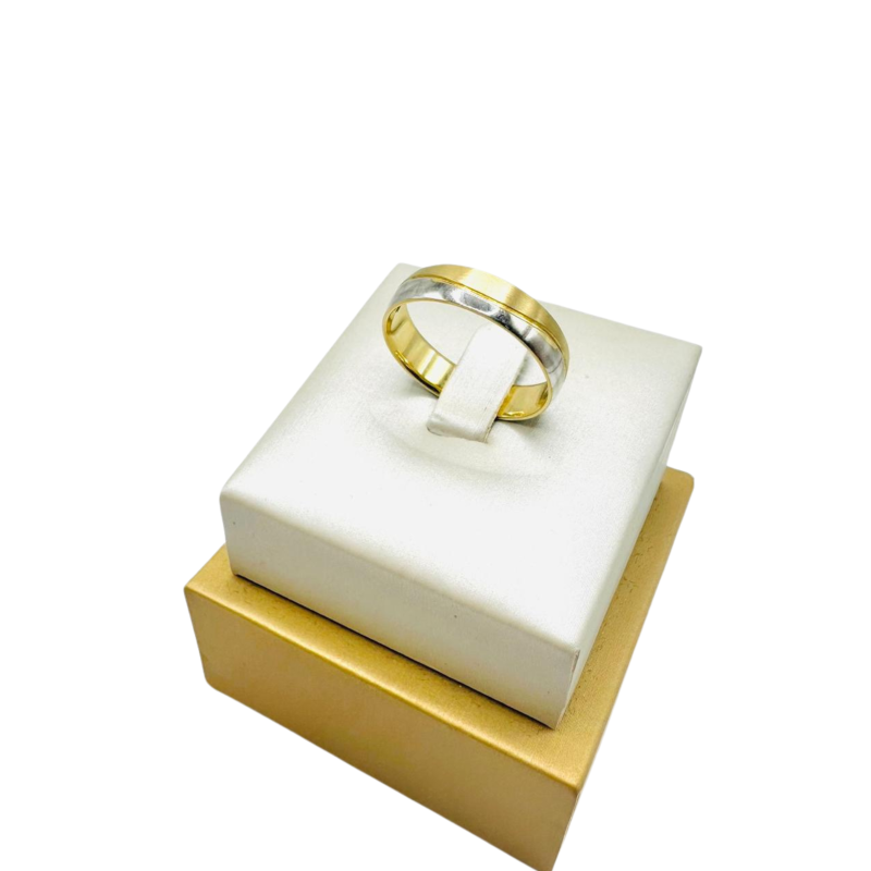 Kenzari Jewellery 14k Gold Wedding Ring - 5.12 Grams
