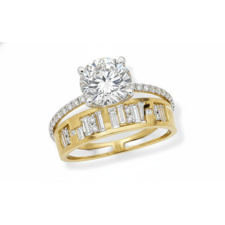 Kenzari Jewellery 14k Gold Ring for Women – 2.3 Grams Kenzari Jewellery 14k Gold Ring for Women – 2.3 Grams