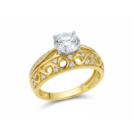 Kenzari Jewellery 14k Gold Ring for Men – 2.53 Grams
