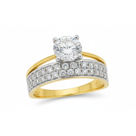 Kenzari Jewellery 14k Gold Ring for Men – 2.54 Grams