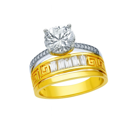 Kenzari Jewellery 18k Gold Ring for Women – 3.18 Grams
