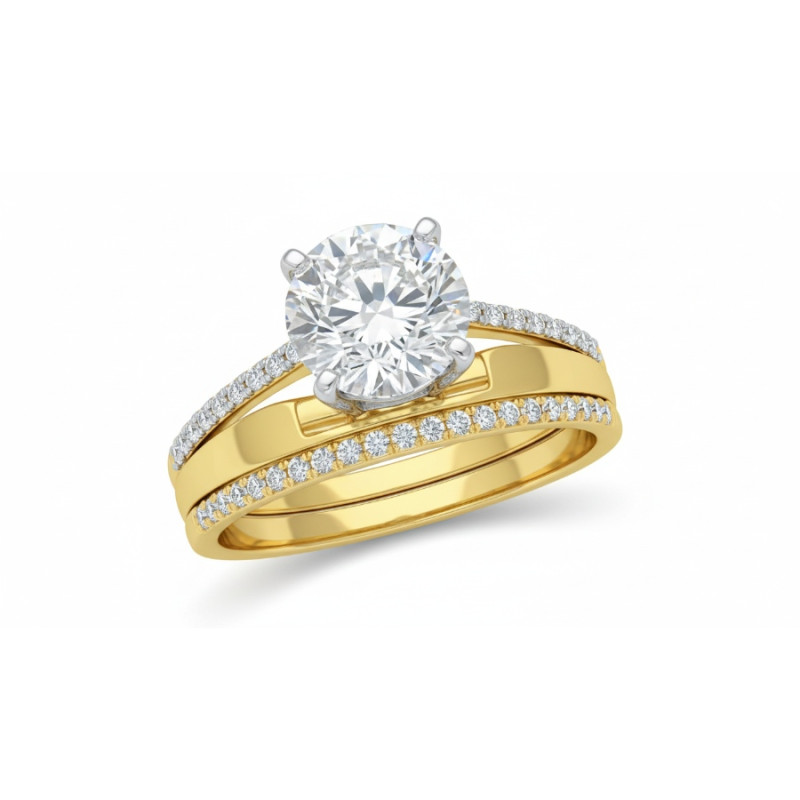 Kenzari Jewellery 14k Gold Ring for Women – 3.33 Grams