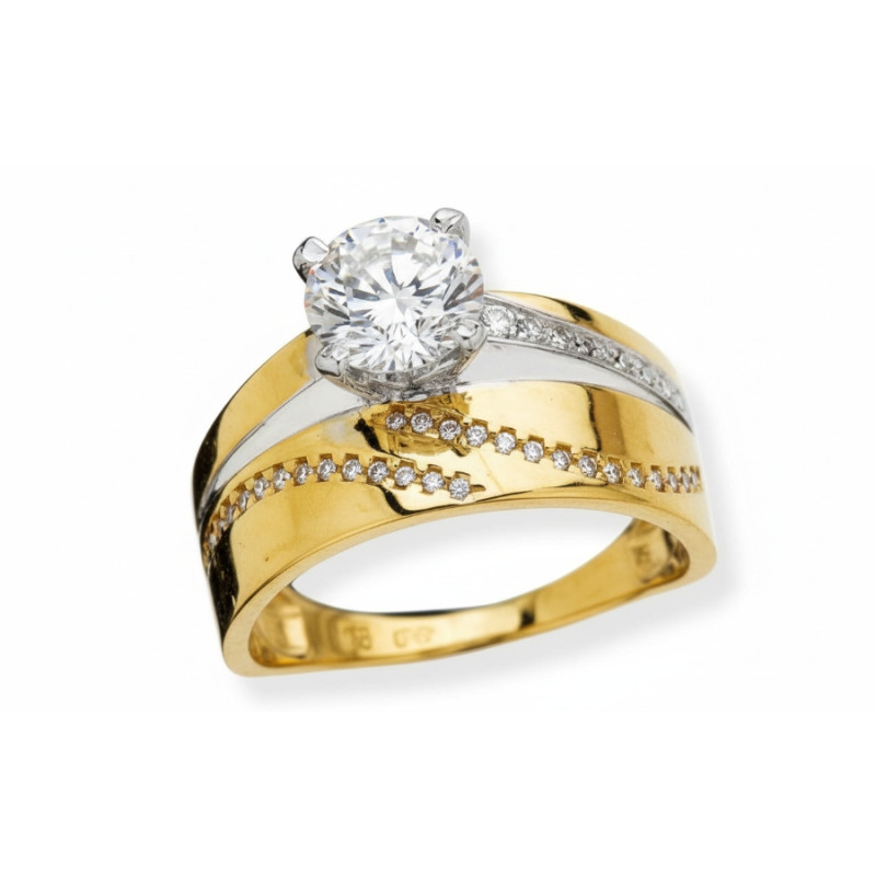 Kenzari Jewellery 14k Gold Ring for Men – 3.35 Grams
