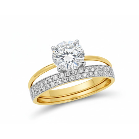 Kenzari Jewellery 14k Gold Ring for Women – 3.37 Grams