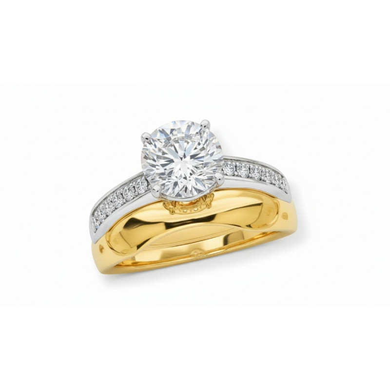 Kenzari Jewellery 14k Gold Ring for Women – 3.55 Grams Kenzari Jewellery 14k Gold Ring for Women – 3.55 Grams