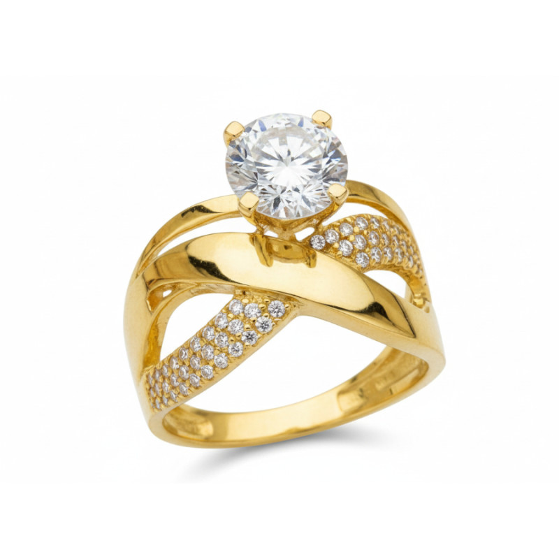 Kenzari Jewellery 14k Gold Ring for Women – 3.82 Grams