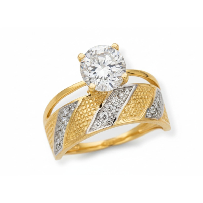 Kenzari Jewellery 14k Gold Ring for Women – 4 Grams
