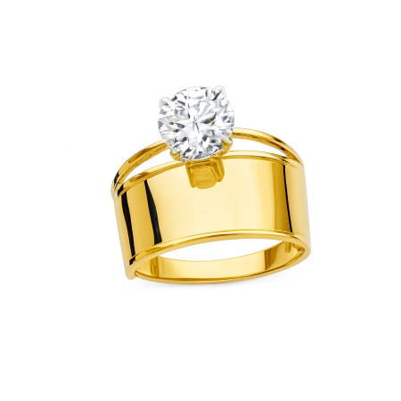 Kenzari Jewellery 14k Gold Ring for Women – 4.21 Grams Kenzari Jewellery 14k Gold Ring for Women – 4.21 Grams