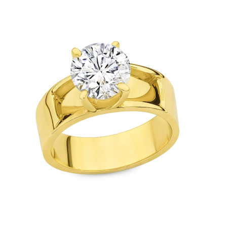Kenzari Jewellery 14k Gold Ring for Women – 4.41 Grams Kenzari Jewellery 14k Gold Ring for Women – 4.41 Grams