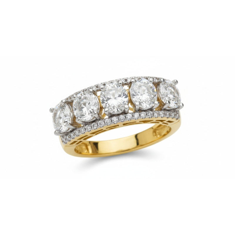 Kenzari Jewellery 14k Gold Ring for Men – 4.52 Grams