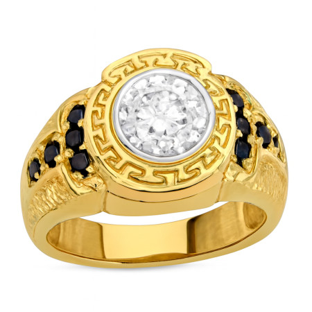 Kenzari Jewellery 14k Gold Ring for Men – 4.69 Grams