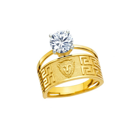 Kenzari Jewellery 14k Gold Ring for Women – 4.76 Grams Kenzari Jewellery 14k Gold Ring for Women – 4.76 Grams