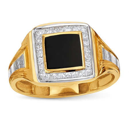 Kenzari Jewellery 14k Gold Ring for Men – 5.32 Grams