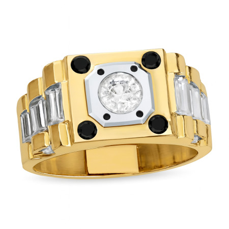 Kenzari Jewellery 14k Gold Ring for Men – 5.57 Grams Kenzari Jewellery 14k Gold Ring for Men – 5.57 Grams