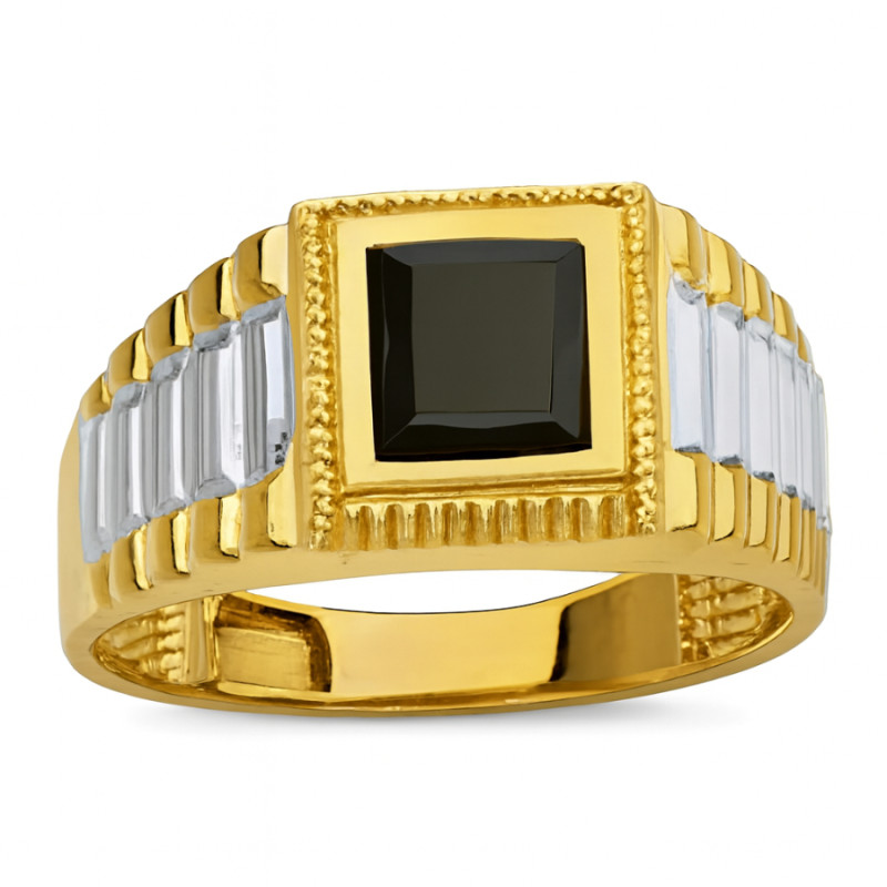 Kenzari Jewellery 14k Gold Ring for Men – 5.71 Grams
