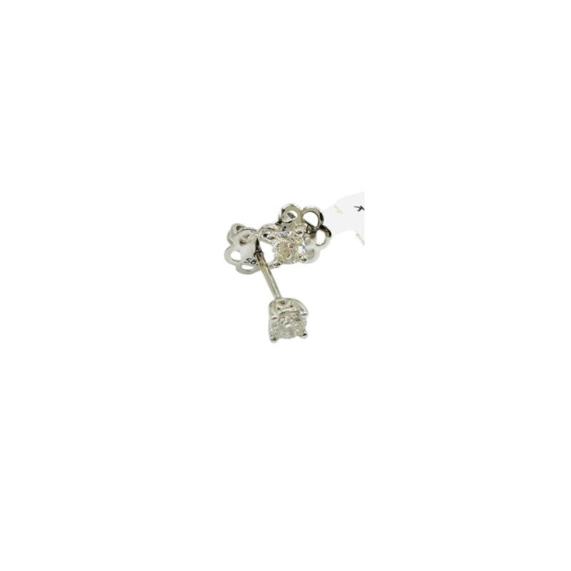 Kenzari Jewellery 18k Diamond Earring for Women - 1.22 Grams Kenzari Jewellery 18k Diamond Earring for Women - 1.22 Grams