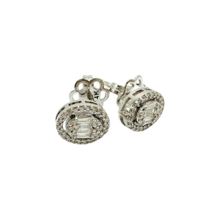 Kenzari Jewellery 14k Diamond Earring for Women -  1.92 Grams