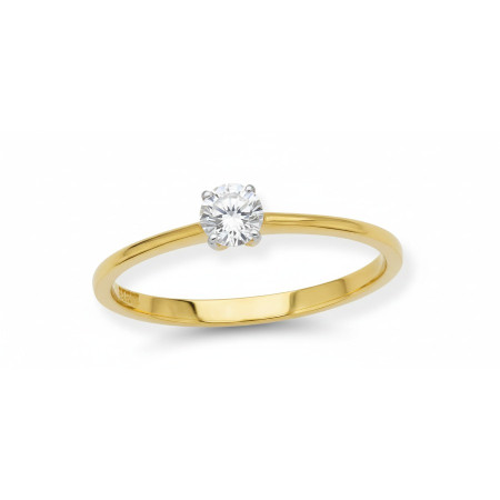 Kenzari Jewellery 14k Gold Ring for Women – 1.23 Grams