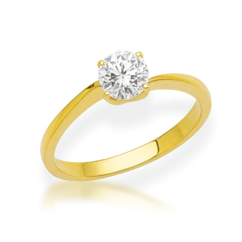 Kenzari Jewellery 14k Gold Ring for Women – 1.29 Grams