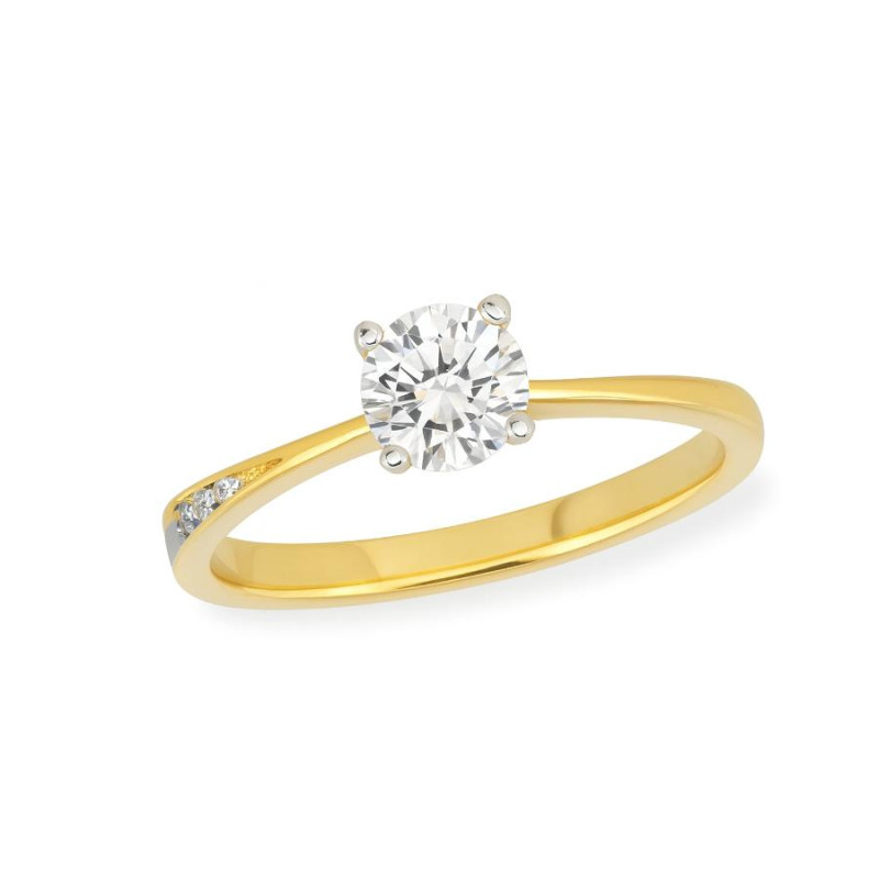 Kenzari Jewellery 14k Gold Ring for Women – 1.43 Grams