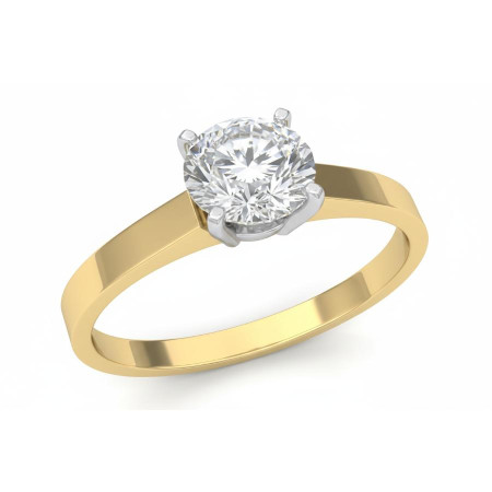 Kenzari Jewellery 18k Gold Ring for Women – 1.46 Grams