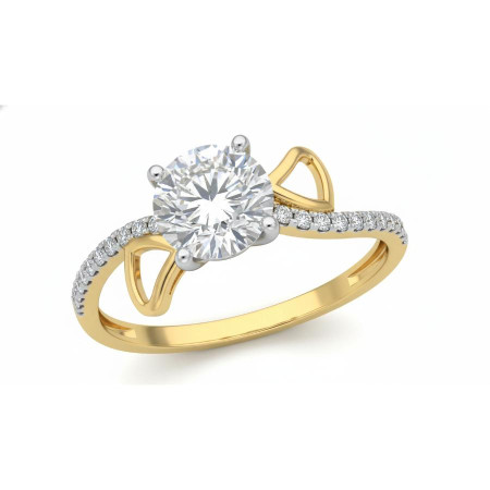 Kenzari Jewellery 14k Gold Ring for Women – 1.6 Grams Kenzari Jewellery 14k Gold Ring for Women – 1.6 Grams