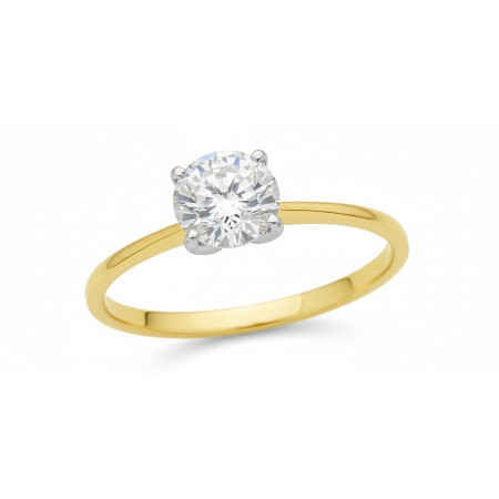 Kenzari Jewellery 14k Gold Ring for Women – 1.62 Grams Kenzari Jewellery 14k Gold Ring for Women – 1.62 Grams