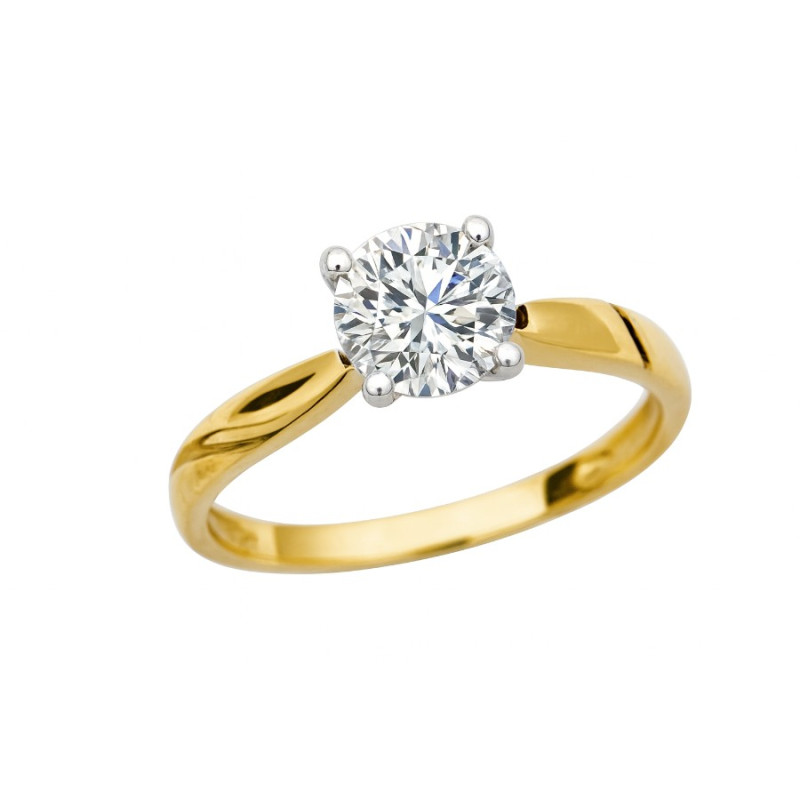 Kenzari Jewellery 18k Gold Ring for Women – 1.78 Grams