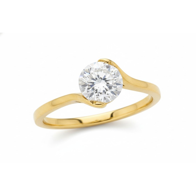 Kenzari Jewellery 18k Gold Ring for Women – 1.91 Grams Kenzari Jewellery 18k Gold Ring for Women – 1.91 Grams
