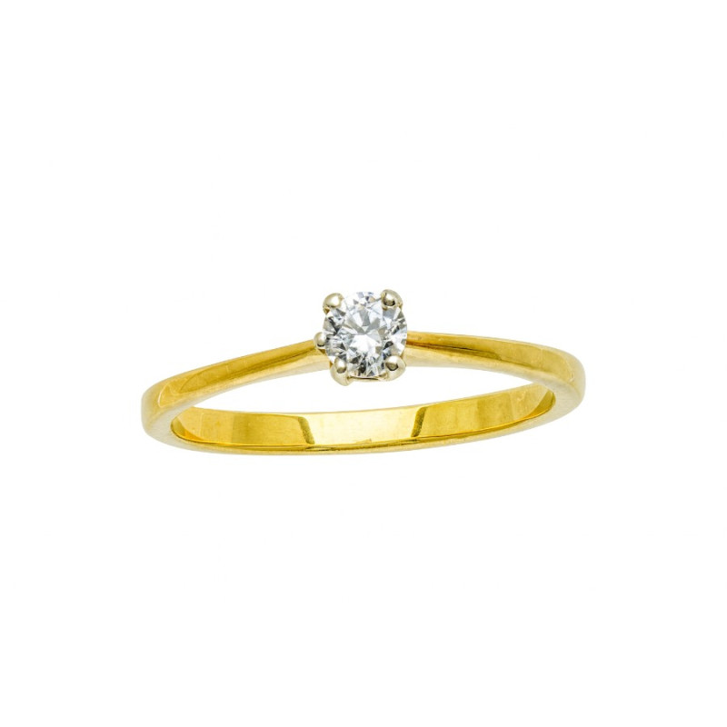 Kenzari Jewellery 18k Gold Ring for Women – 1.97 Grams