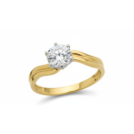 Kenzari Jewellery 14k Gold Ring for Women – 2.11 Grams Kenzari Jewellery 14k Gold Ring for Women – 2.11 Grams