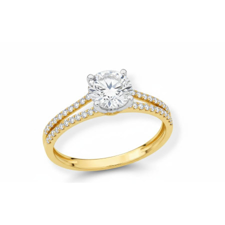 Kenzari Jewellery 14k Gold Ring for Women – 2.12 Grams Kenzari Jewellery 14k Gold Ring for Women – 2.12 Grams