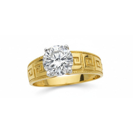 Kenzari Jewellery 14k Gold Ring for Women – 2.19 Grams Kenzari Jewellery 14k Gold Ring for Women – 2.19 Grams