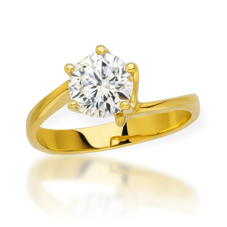 Kenzari Jewellery 14k Gold Ring for Women – 2.27 Grams Kenzari Jewellery 14k Gold Ring for Women – 2.27 Grams