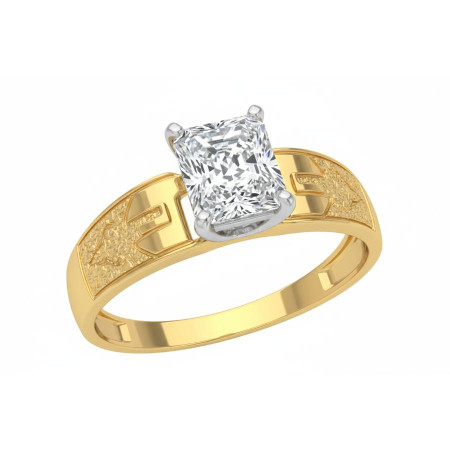 Kenzari Jewellery 14k Gold Ring for Women – 2.32 Grams Kenzari Jewellery 14k Gold Ring for Women – 2.32 Grams