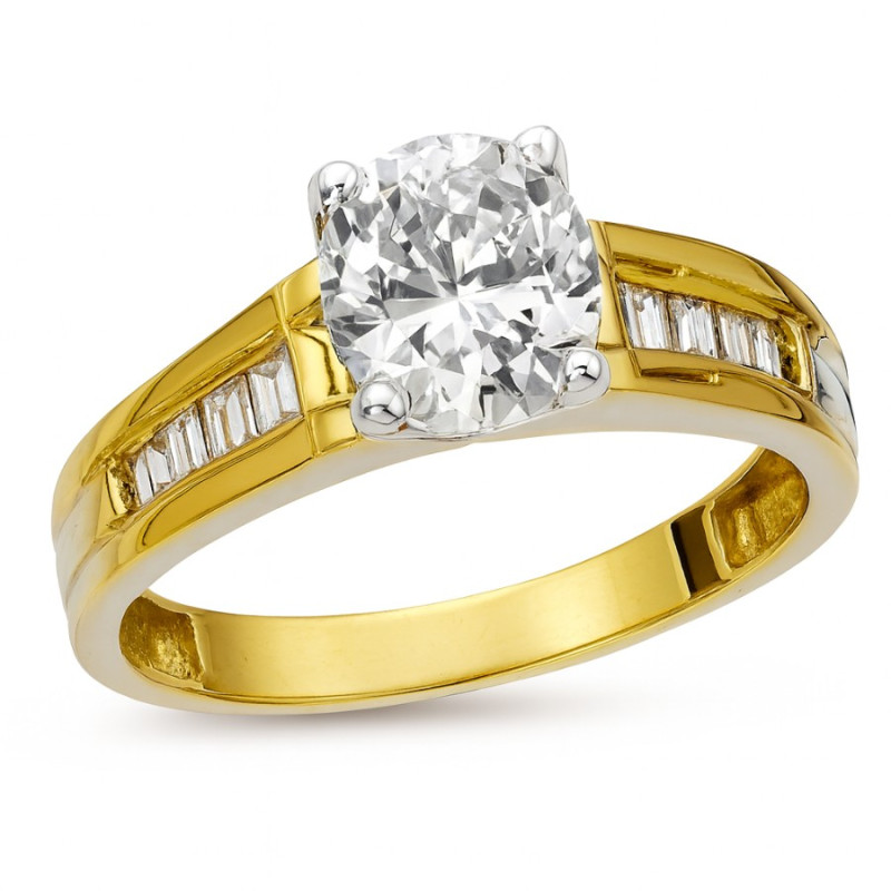 Kenzari Jewellery 14k Gold Ring for Women – 2.43 Grams