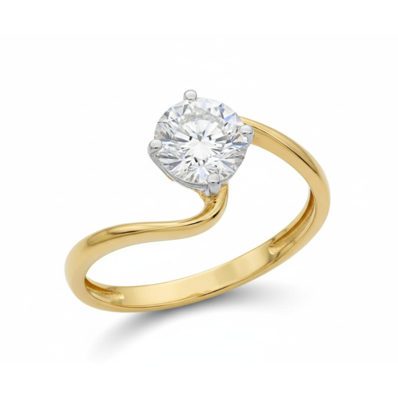 Kenzari Jewellery 14k Gold Ring for Women – 2.43 Grams