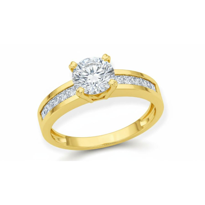 Kenzari Jewellery 18k Gold Ring for Women – 2.61 Grams