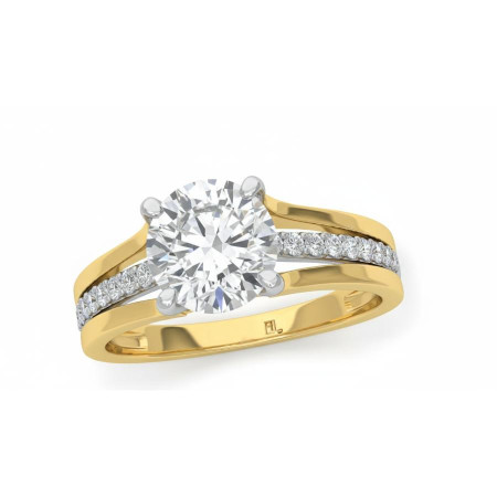 Kenzari Jewellery 14k Gold Ring for Women – 2.78 Grams Kenzari Jewellery 14k Gold Ring for Women – 2.78 Grams