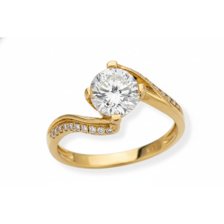 Kenzari Jewellery 14k Gold Ring for Women – 2.99 Grams Kenzari Jewellery 14k Gold Ring for Women – 2.99 Grams