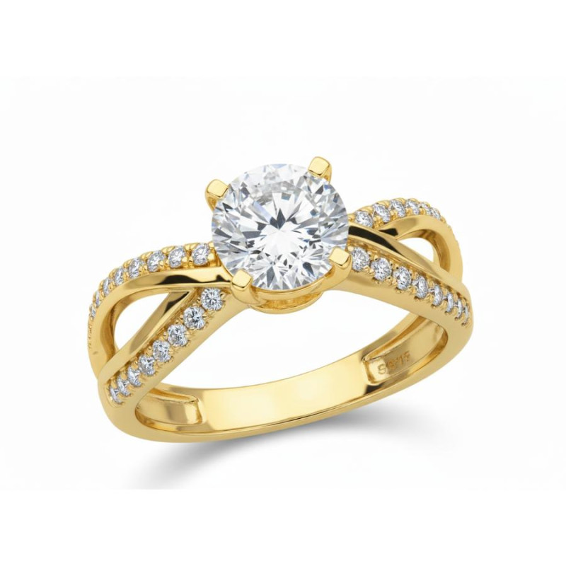 Kenzari Jewellery 14k Gold Ring for Women – 3.16 Grams