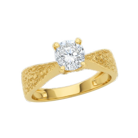 Kenzari Jewellery 18k Gold Ring for Women – 3.25 Grams