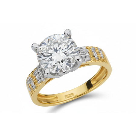 Kenzari Jewellery 14k Gold Ring for Women – 3.3 Grams
