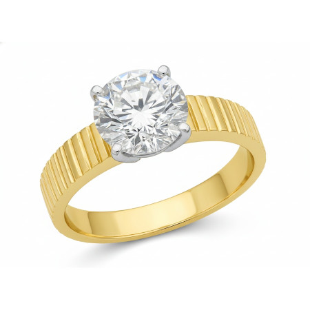Kenzari Jewellery 14k Gold Ring for Women – 3.51 Grams