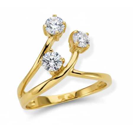 Kenzari Jewellery 14k Gold Ring for Women – 3.51 Grams