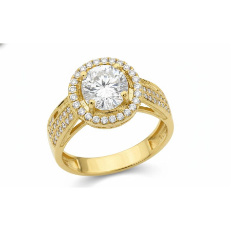 Kenzari Jewellery 14k Gold Ring for Women – 3.62 Grams