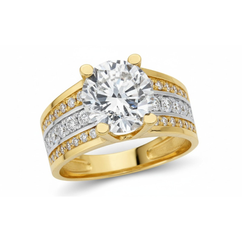 Kenzari Jewellery 14k Gold Ring for Women – 5.32 Grams