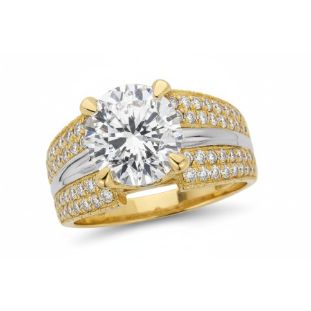 Kenzari Jewellery 14k Gold Ring for Women – 5.33 Grams Kenzari Jewellery 14k Gold Ring for Women – 5.33 Grams
